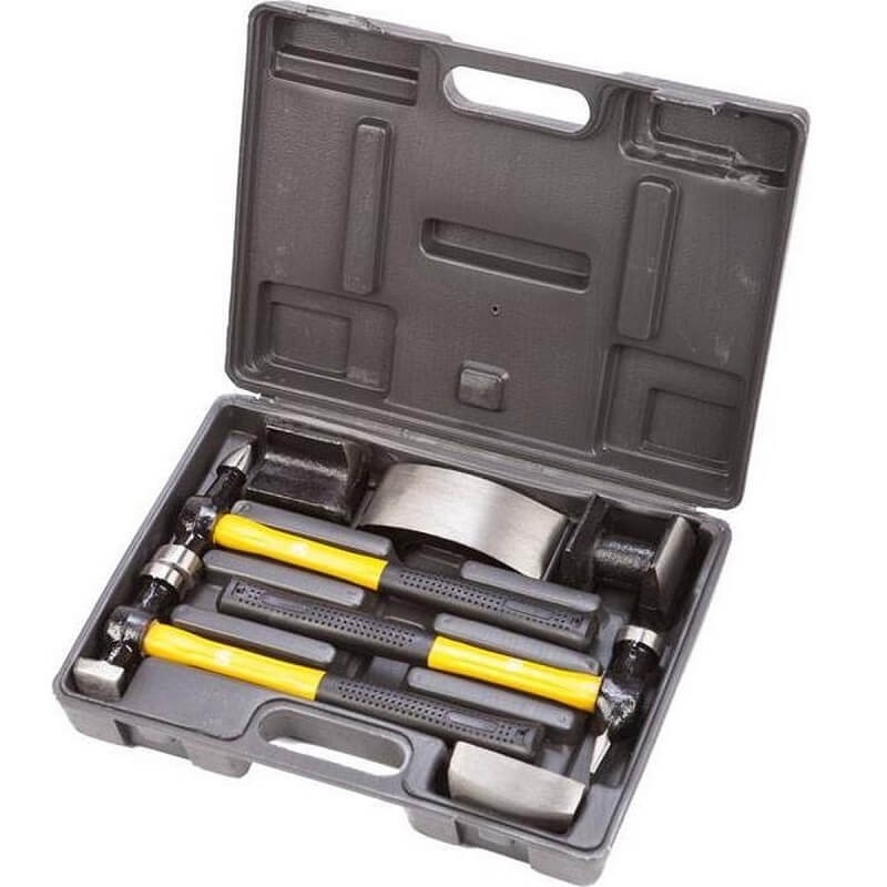 Set 3 ciocane cu 4 nicovale tinichigerie indreptare tabla caroserie