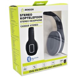 Casti Wireless BENSON Bluetooth Hands Free On Ear cu Microfon