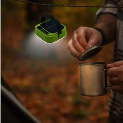Lampa solara reincarcabilla cu powerbank calatorii si camping