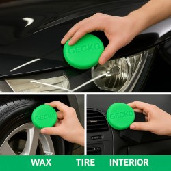GECKO Burete aplicare manuala polish, ceara si solutii auto 12cm