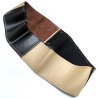 Husa Volan Premium Piele Neagra si Bej Perforata pe Lateral