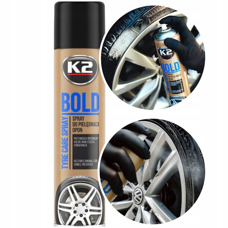 K2 BOLD Solutie tratament lucios anvelope