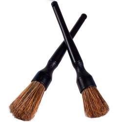 Set 2 Pensule Detailing Profesionale Gecko cu Par Natural