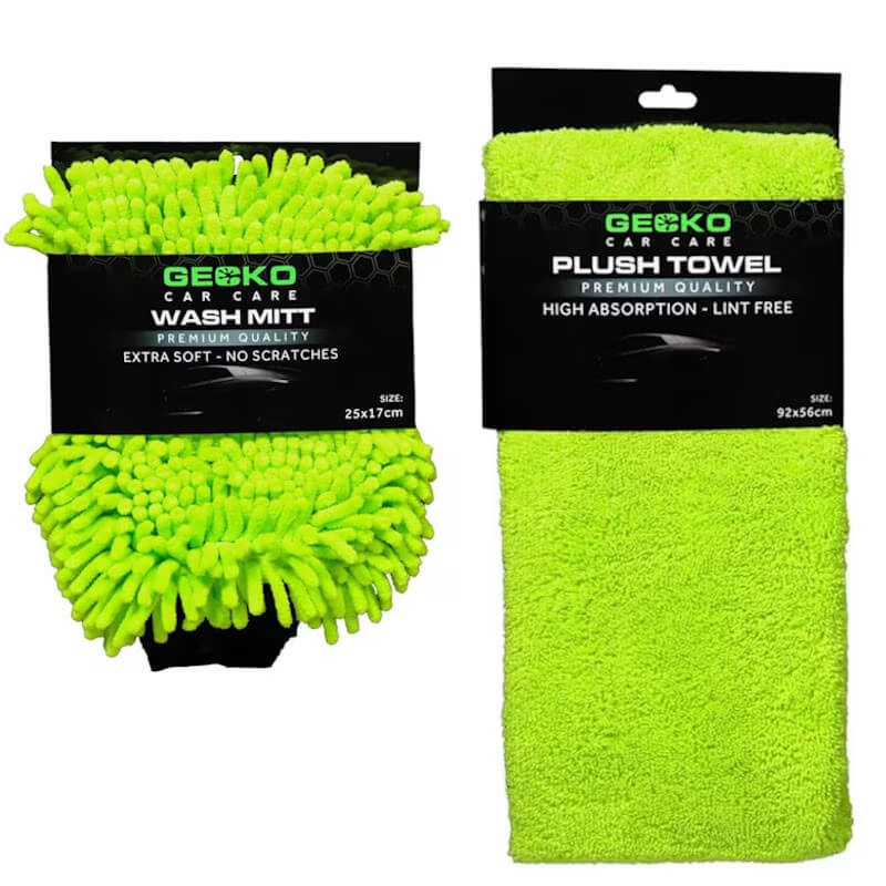 Laveta microfibra uscare auto cu manusa spalare caroserie si geamuri