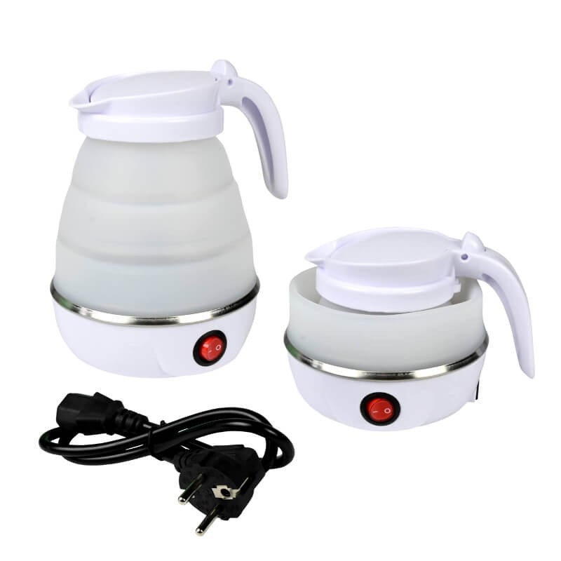 Fierbator pliabil 600ml pentru calatorii cu baza de inox 600W