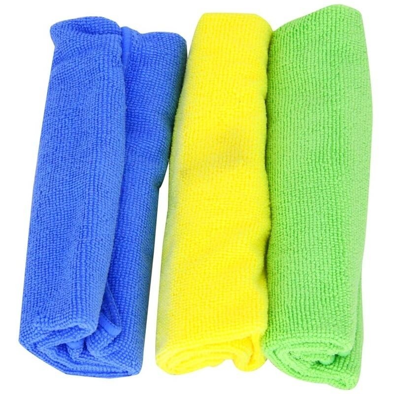 Lavete cu microfibre pentru detailing auto si uz casnic, set 3 buc