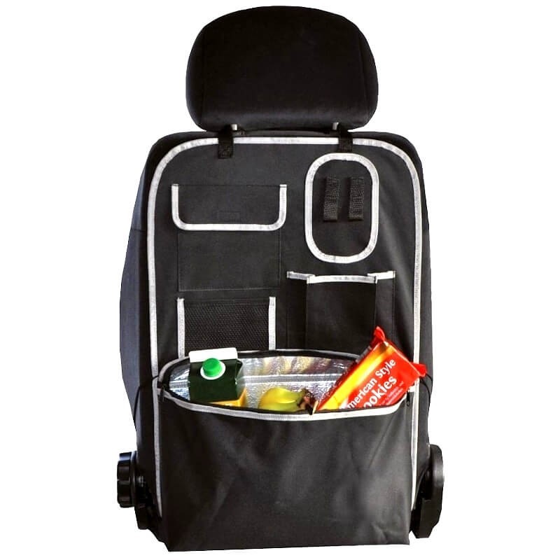 Organizator scaun auto cu buzunar izolat termic pentru alimente