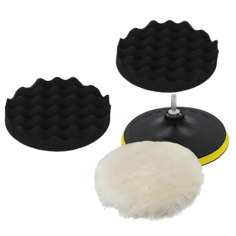 Set polish auto, cu taler 180mm, m14 compatibil flex / bormasina