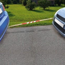 Bara tractare auto 2500Kg din 3 piese cu stegulet, certificare TUV