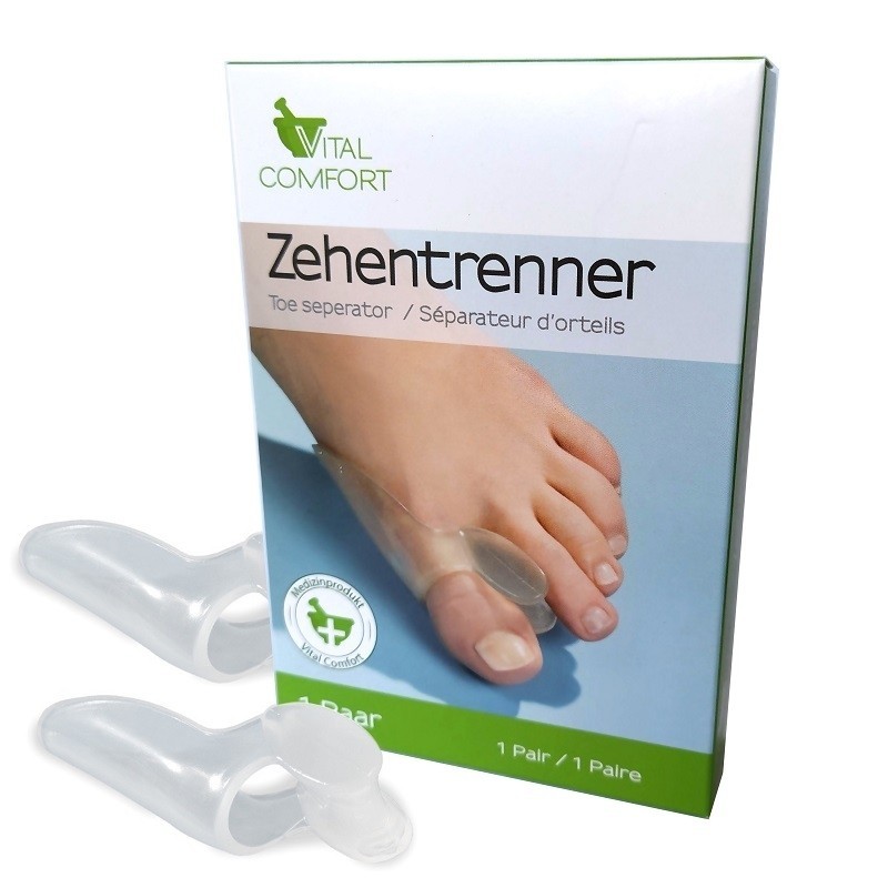 Separator Degeget Mare Picior din Elastomer Transparent