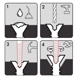 Set 5 Burghie cu 5 Extractoare Deblocare Suruburi, Prezoane si Bujii