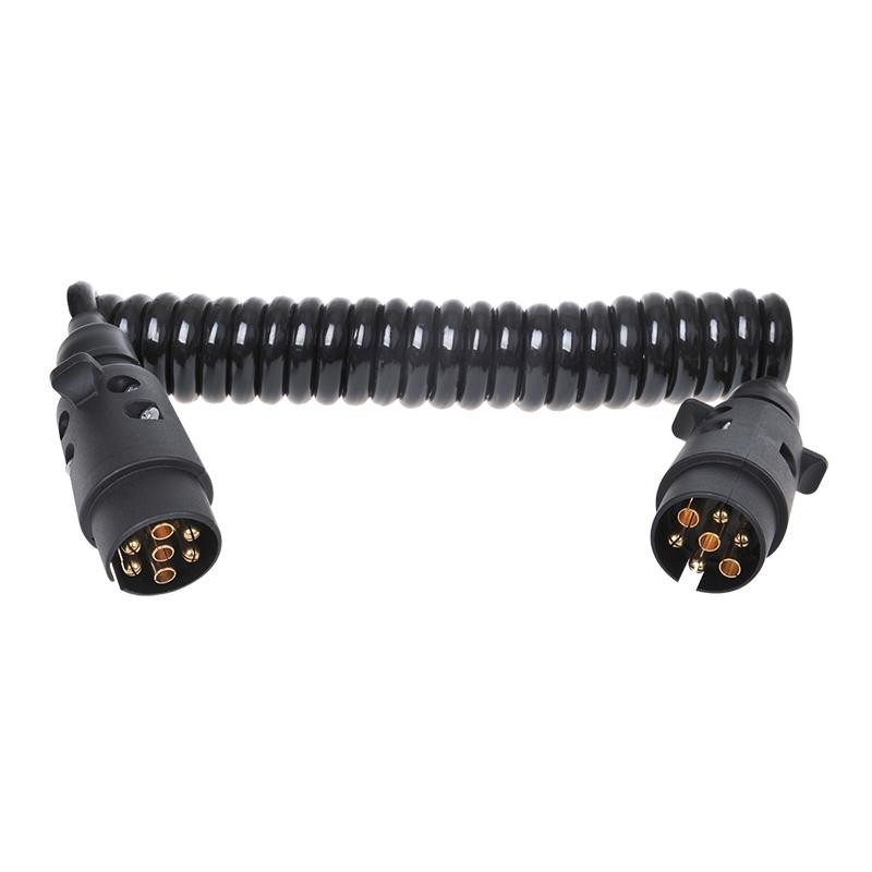 Cablu Spiral 3M pentru Remorca, Caravan, Rulota cu 2 Stechere Tata 7