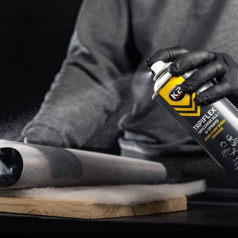 K2 TAPIFLEX Spray adeziv lipit plafoane auto, tapiterii textile