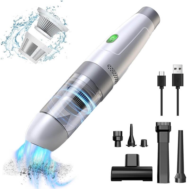 Aspirator auto cu acumulator si functie pompa umflat saltele