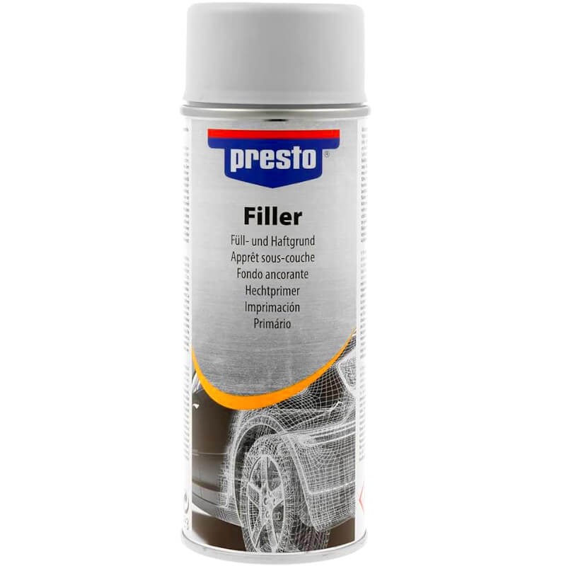 Spray Fuller Sprit Chit Reparatii Rapide Vopsea Auto, Presto 400ml