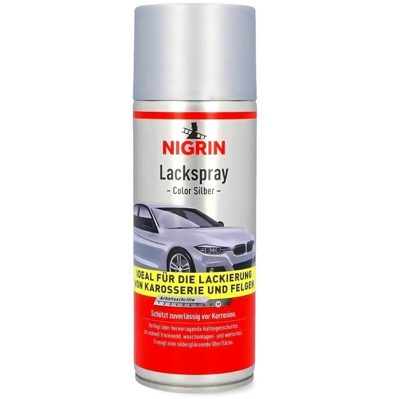 Spray Vopsea Argintie pentru Jante Auto Nigrin 400ml