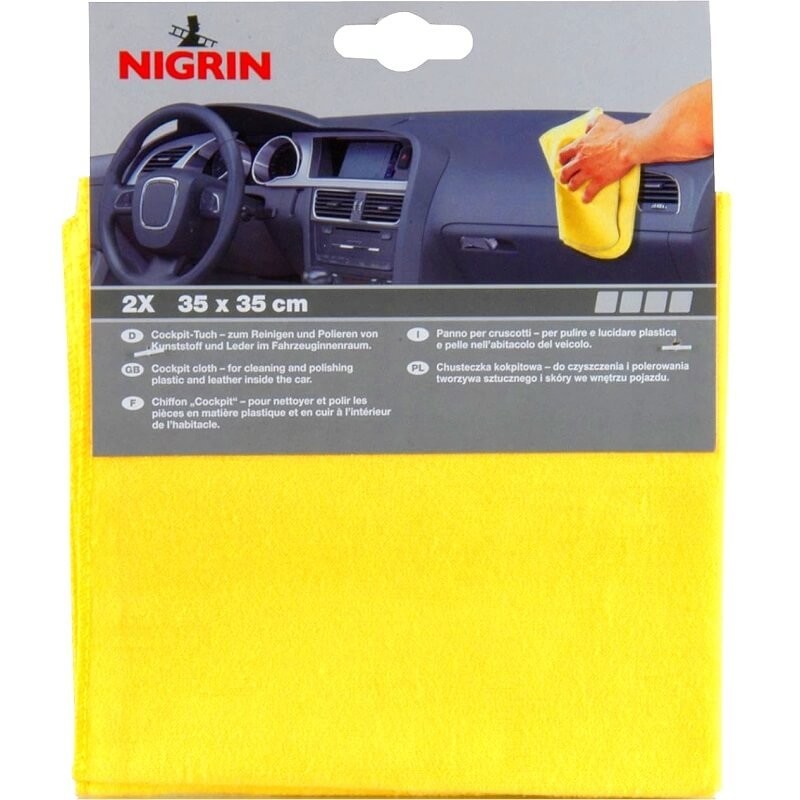 Laveta Intretinere Auto din Bumbac, Nigrin, set 2 buc