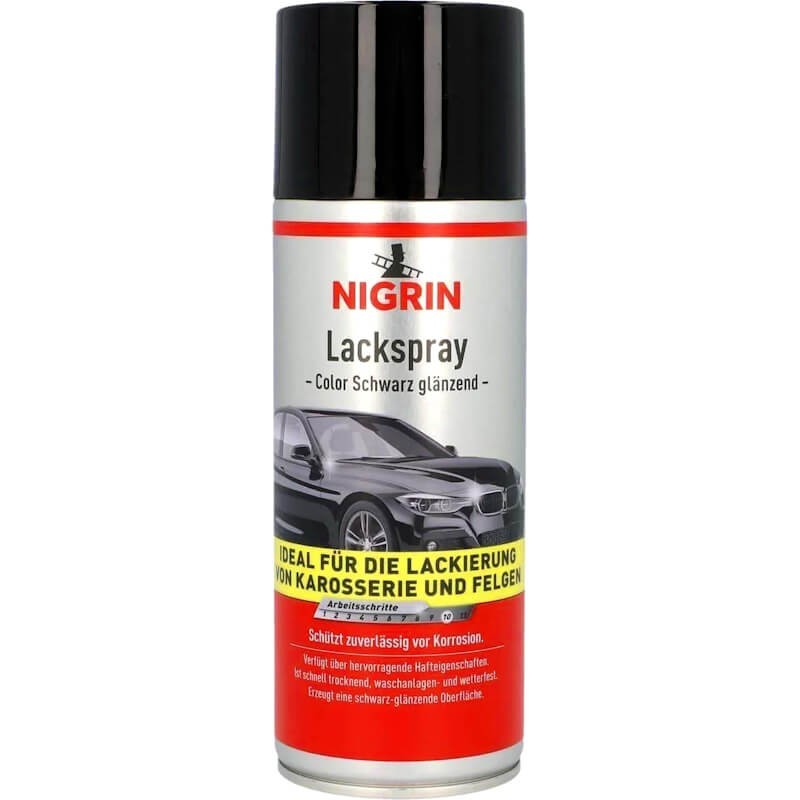 Spray Vopsea Auto Negru Lucios NIGRIN 400ml